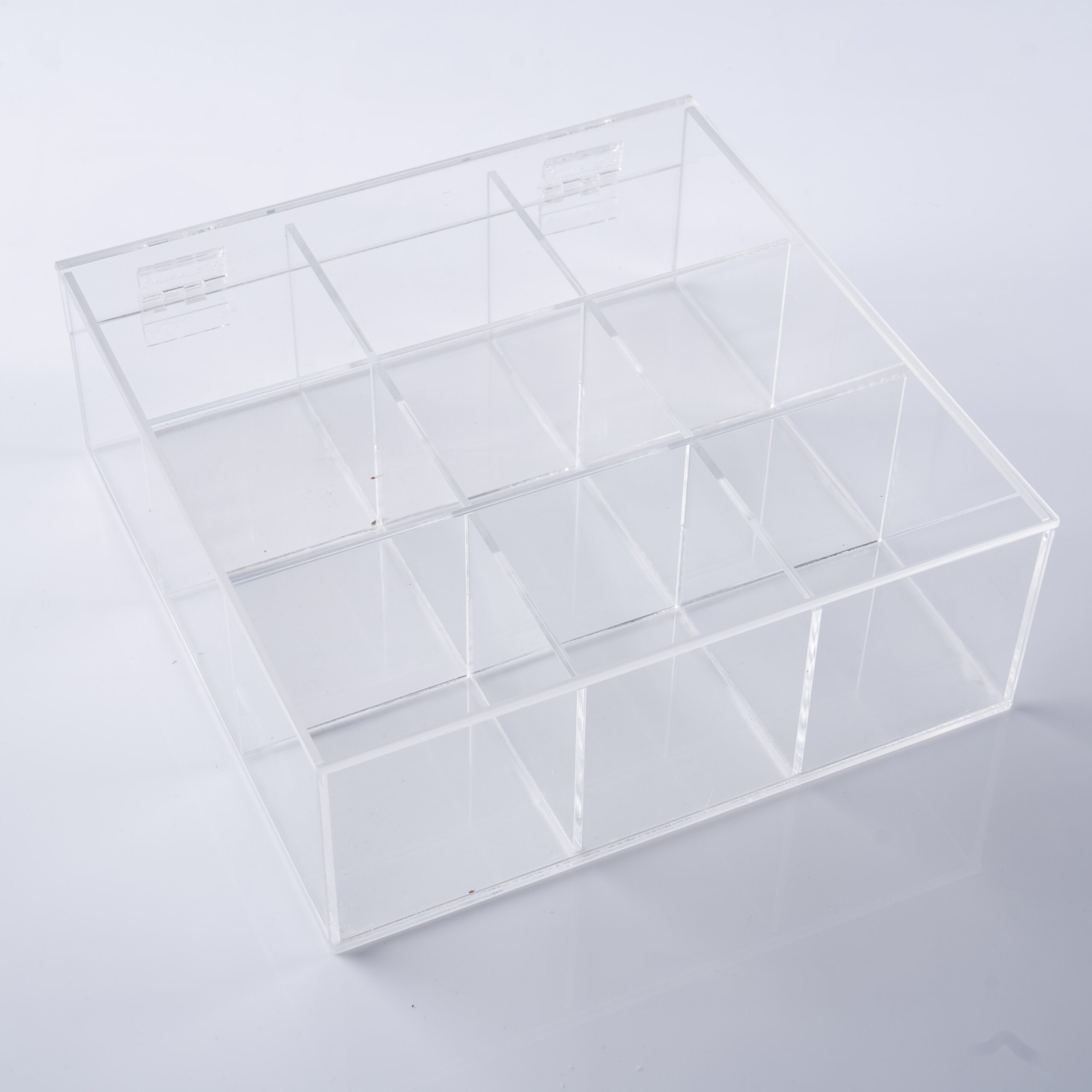 _GUS3788 Caja de te Acrilica Grande 9 divisiones - Imagen 1