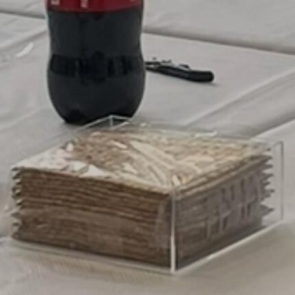 Caja de matza Acrílica horiontal